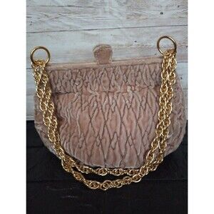 Vintage MAGID Handbag cluch gold Chain Strap